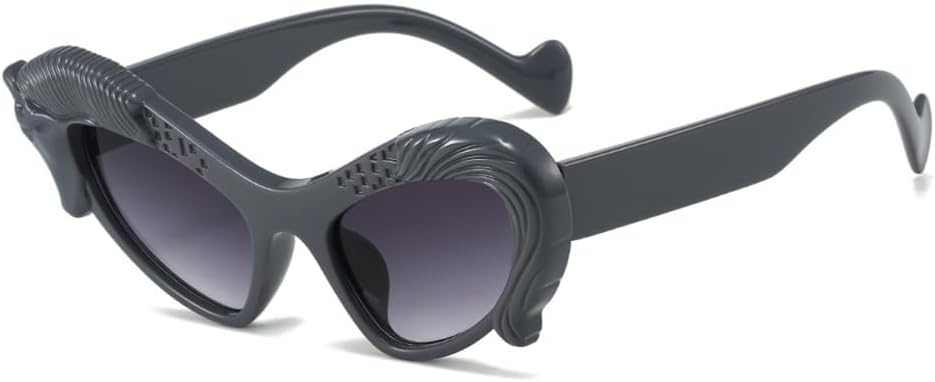 Солнцезащитные очки «кошачий глаз» для женщин и мужчин, в ретро-стиле, в форме лошади, с градиентным переходом цвета, винтажные солнцезащитные очки с защитой от УФ-излучения UV400 VFDHN, 2
Солнцезащитные очки «кошачий глаз» для женщин и мужчин, в ретро-стиле, в форме лошади, с градиентным переходом цвета, винтажные солнцезащитные очки с защитой от УФ-излучения UV400 VFDHN, 2