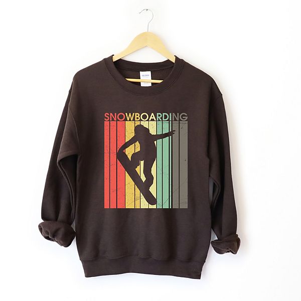 Свитшот женский Snowboarding silhouette colorful lines Simply Sage Market, Chocolate
Свитшот женский Snowboarding silhouette colorful lines Simply Sage Market, Chocolate