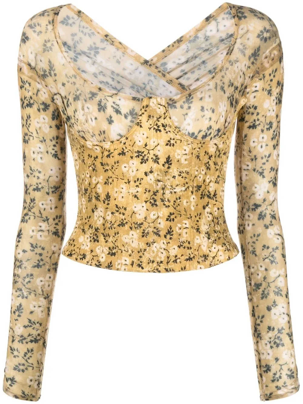 Топ-корсет Scythe KNWLS, желтый
Топ-корсет Scythe KNWLS, желтый