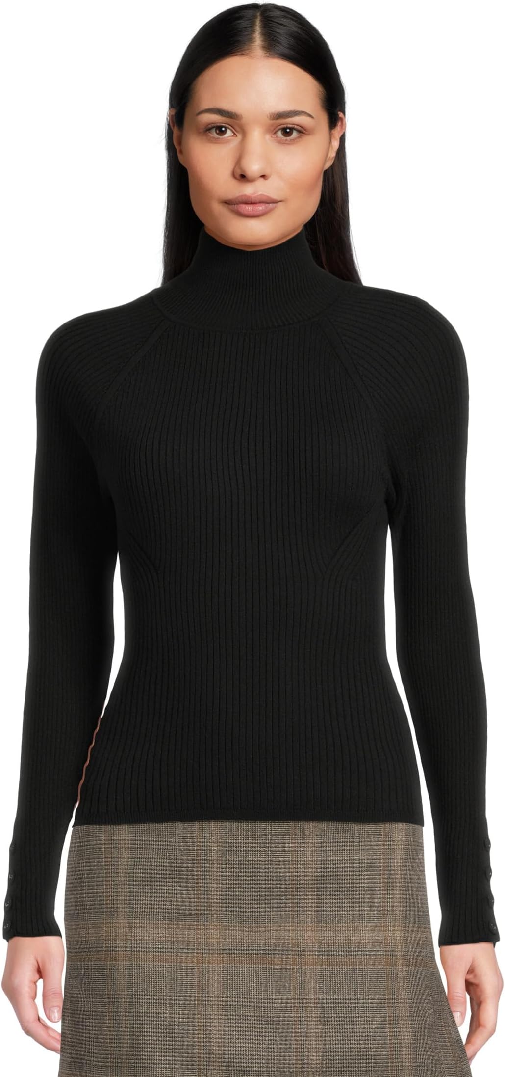 Свитер Lilla P Women's Slim Rib Turtleneck, Black
Свитер Lilla P Women's Slim Rib Turtleneck, Black