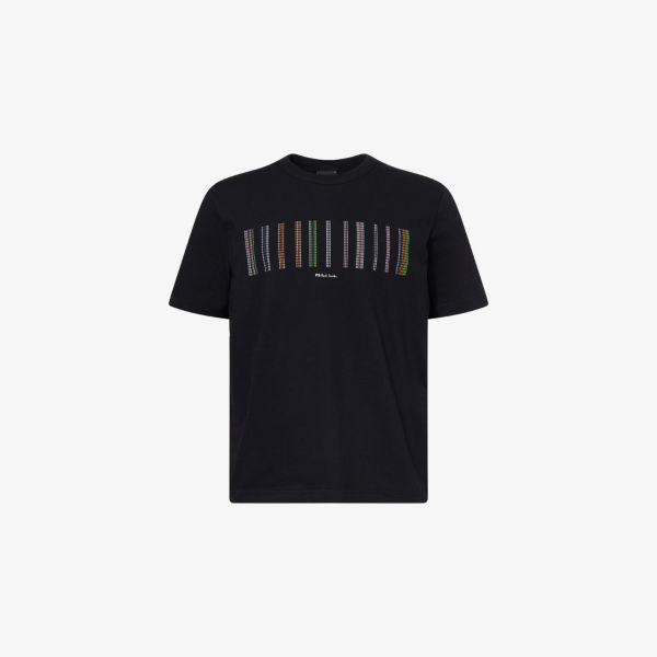 Футболка Ps By Paul Smith с логотипом в полоску, черный
Футболка Ps By Paul Smith с логотипом в полоску, черный