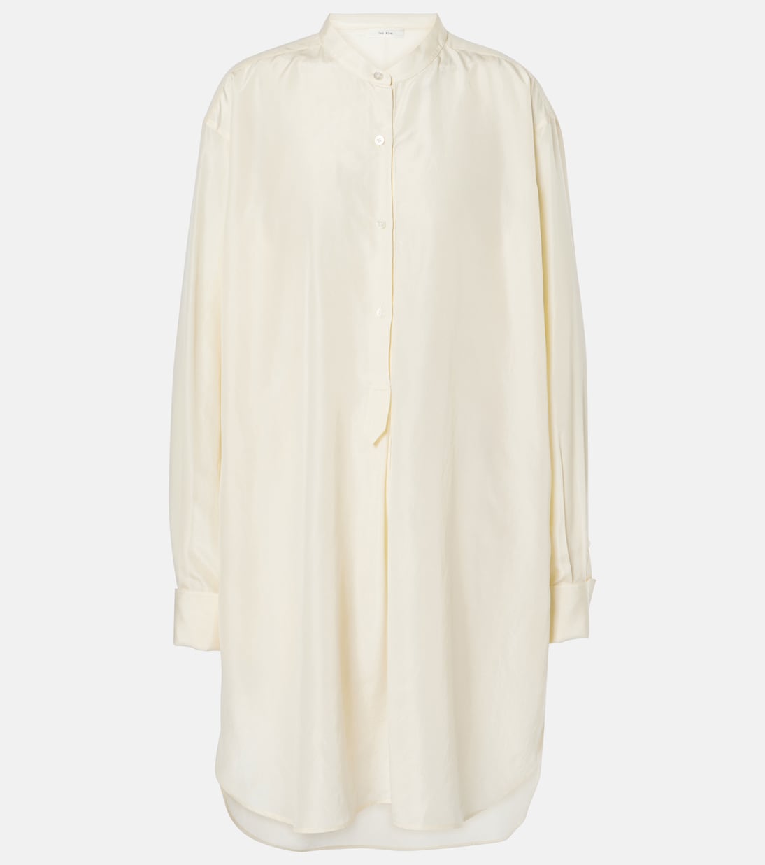 Шелковая рубашка Eden The Row, слоновая кость
Шелковая рубашка Eden The Row, слоновая кость