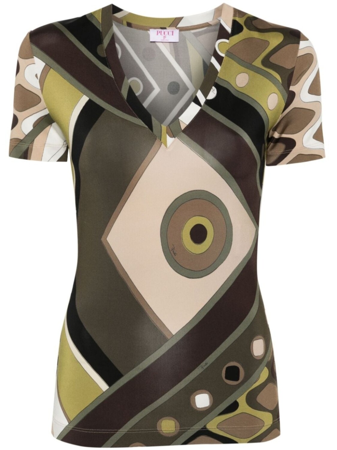 PUCCI футболка с принтом Vivara, зеленый
PUCCI футболка с принтом Vivara, зеленый