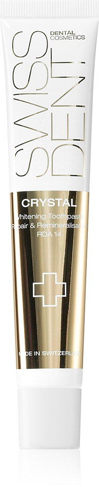 Реминерализующая зубная паста Crystal Repair and Remineralization с отбеливающим эффектом Swissdent, 50 мл
Реминерализующая зубная паста Crystal Repair and Remineralization с отбеливающим эффектом Swissdent, 50 мл