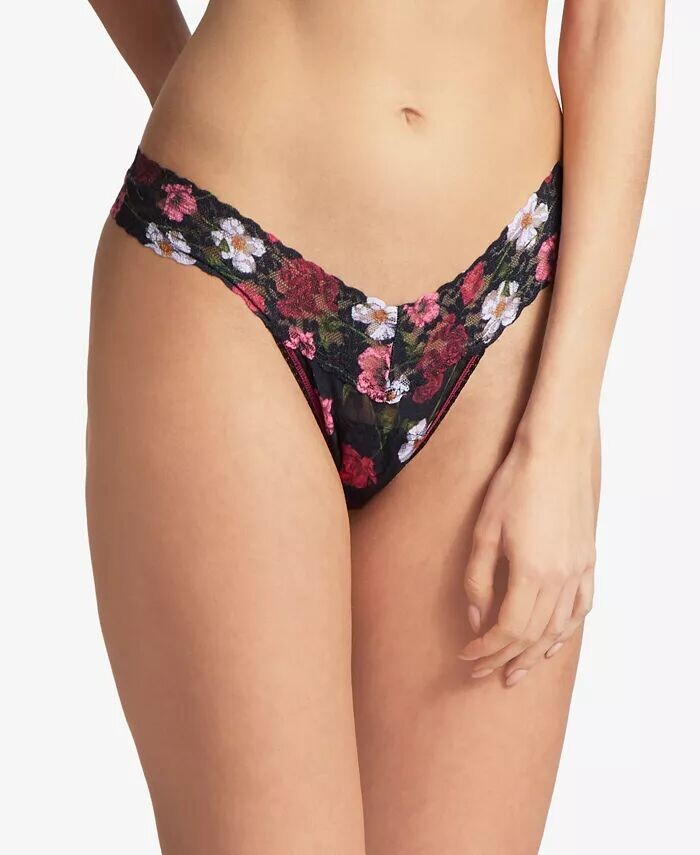 Кружевные стринги с низкой посадкой и принтом Hanky Panky, мультиколор
Кружевные стринги с низкой посадкой и принтом Hanky Panky, мультиколор