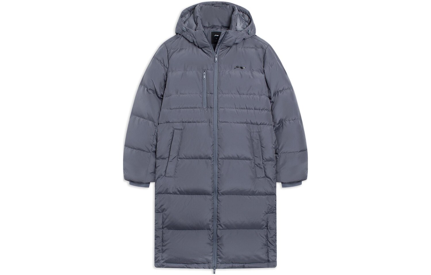 Пуховик Fitness Series для мужчин, темно-серый Lining, серый 
Пуховик Fitness Series для мужчин, темно-серый Lining, серый