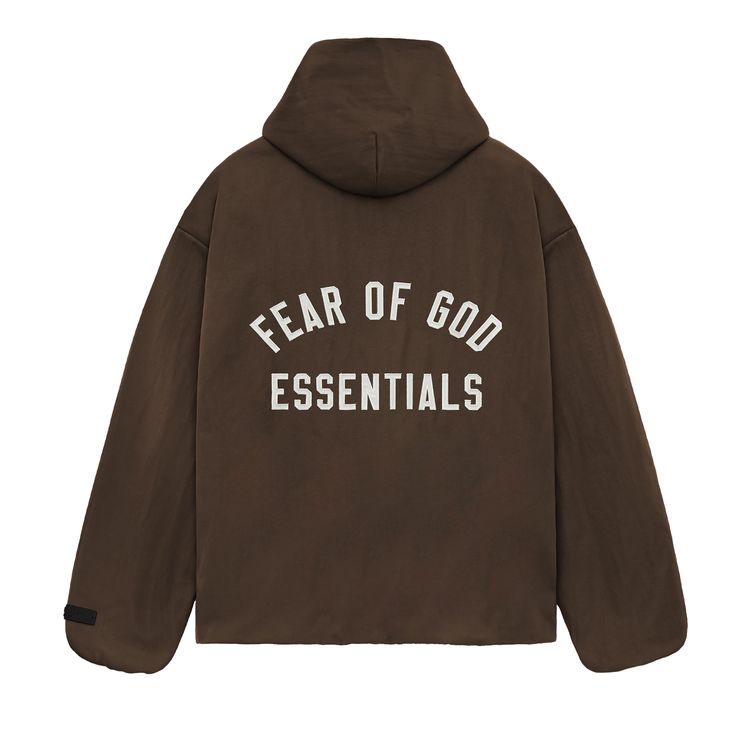 Куртка Fear of God Essentials Textured Nylon Hooded Coaches Jacket 'Brown', коричневый
Куртка Fear of God Essentials Textured Nylon Hooded Coaches Jacket 'Brown', коричневый