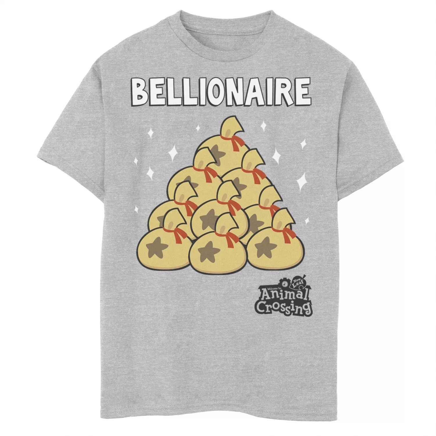 Футболка New Leaf Bellionaire с рисунком Nintendo Animal Crossing для мальчиков 8–20 лет Licensed Character
Футболка New Leaf Bellionaire с рисунком Nintendo Animal Crossing для мальчиков 8–20 лет Licensed Character