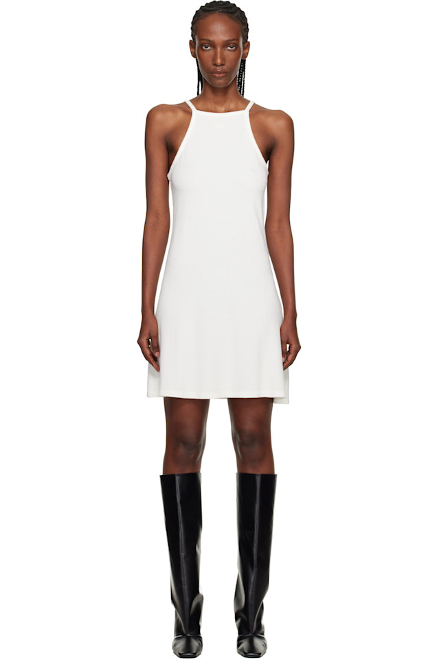 Courrèges Мягкое мини-платье Off White в классическом стиле
Courrèges Мягкое мини-платье Off White в классическом стиле