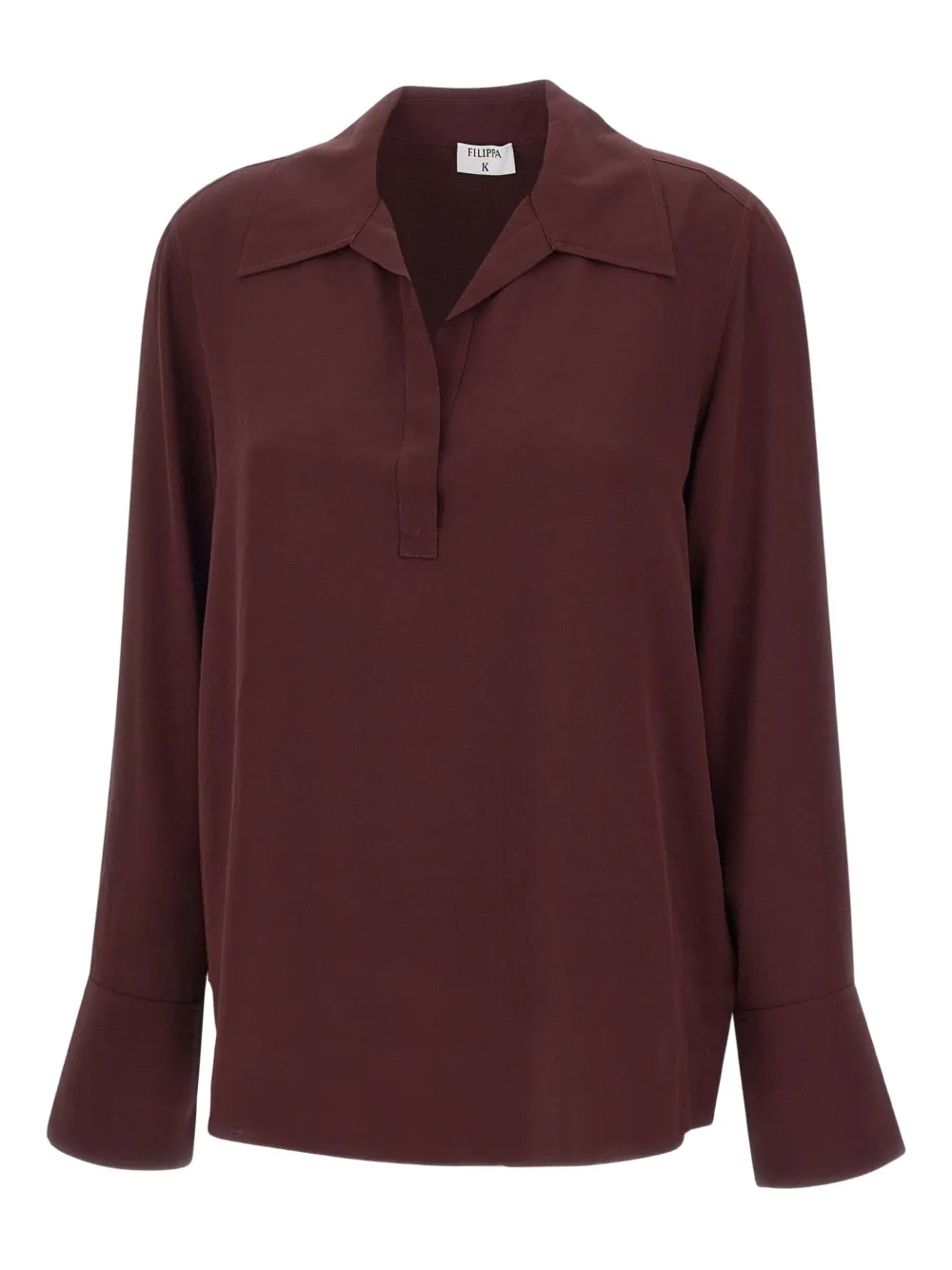 Блузка с V-образным вырезом и застегивающимися на пуговицы манжетами Filippa K, красный
Блузка с V-образным вырезом и застегивающимися на пуговицы манжетами Filippa K, красный