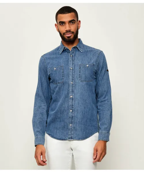 Джинсовая рубашка Regular fit Paul&Shark, синий
Джинсовая рубашка Regular fit Paul&Shark, синий