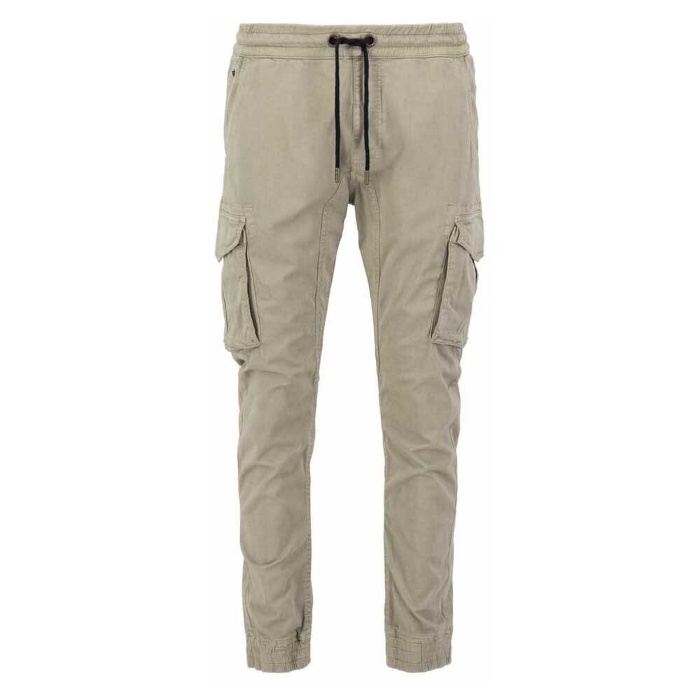 Джоггеры Alpha Industries Cotton Twill Joggers, бежевый 
Джоггеры Alpha Industries Cotton Twill Joggers, бежевый