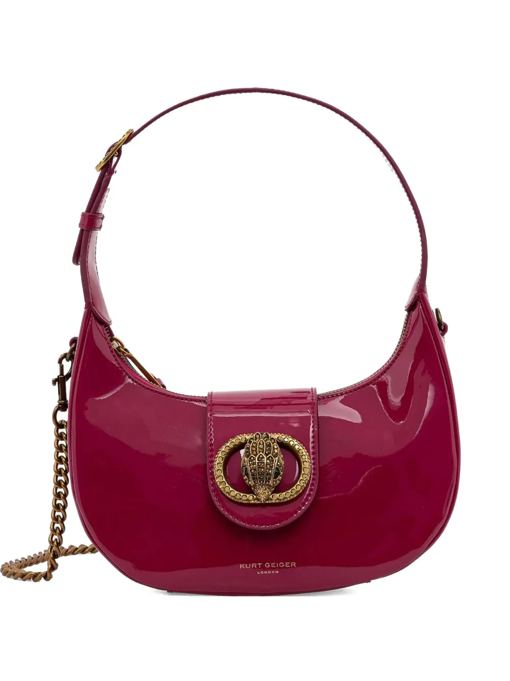 Лакированная сумка на плечо Kurt Geiger London, розовый
Лакированная сумка на плечо Kurt Geiger London, розовый