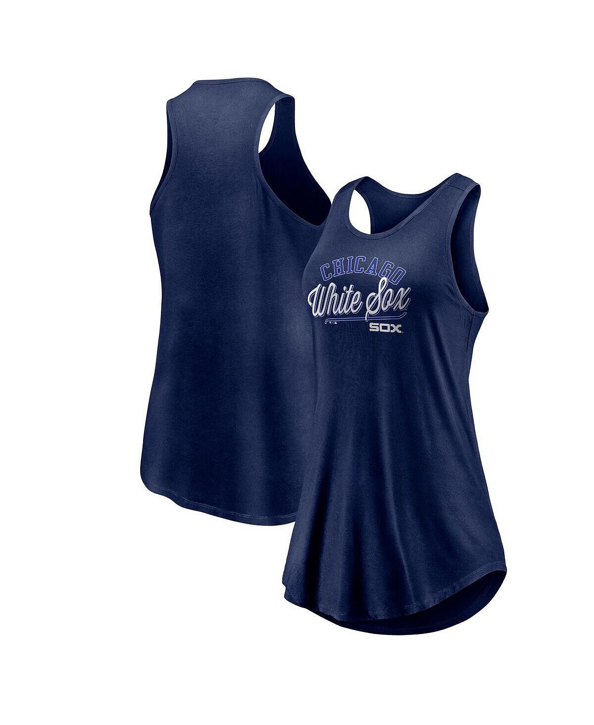 Женская фирменная темно-синяя майка Chicago White Sox Simplicity Swing Racerback с овальным вырезом на шее Fanatics, темно-синий
Женская фирменная темно-синяя майка Chicago White Sox Simplicity Swing Racerback с овальным вырезом на шее Fanatics, темно-синий