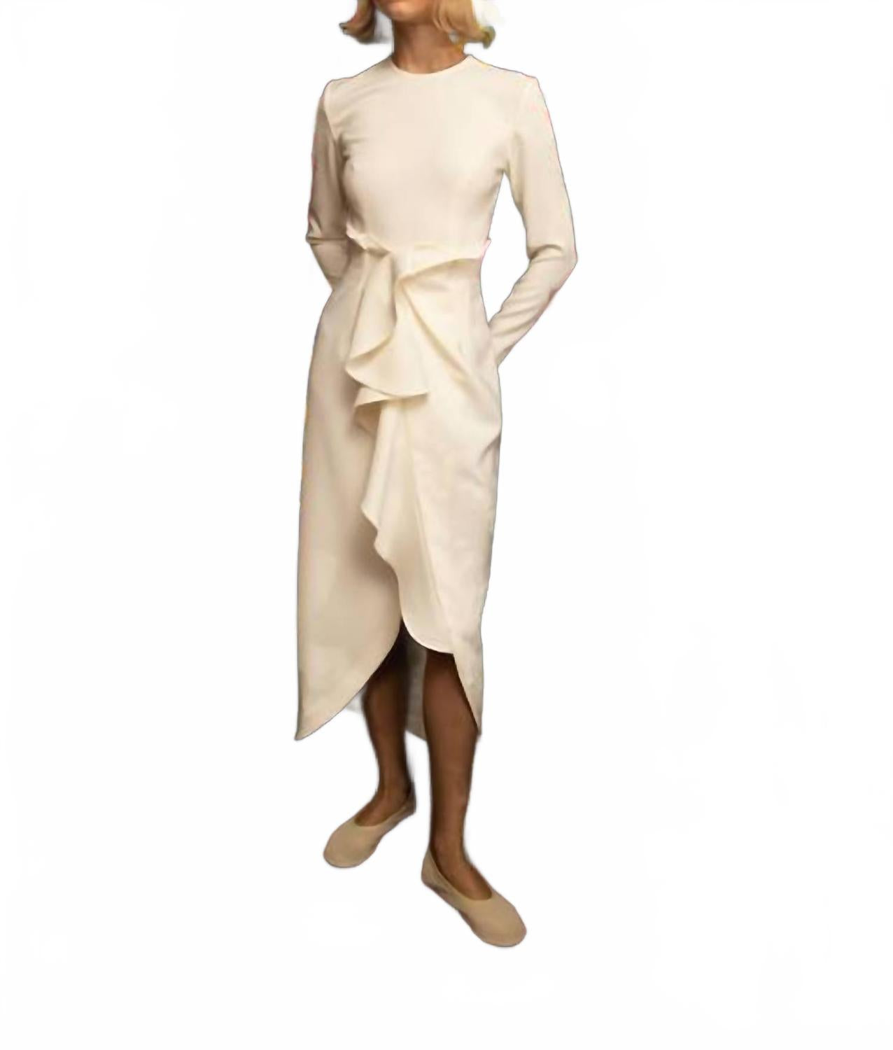 Kika Vargas Платье Genzebe с длинными рукавами, цвет слоновой кости
Kika Vargas Платье Genzebe с длинными рукавами, цвет слоновой кости