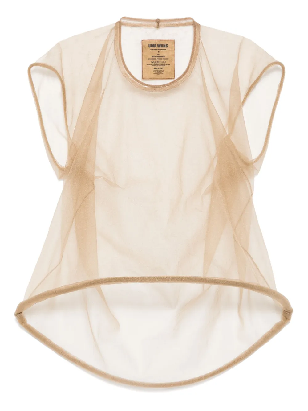 Прозрачный топ Uma Wang, нейтральный
Прозрачный топ Uma Wang, нейтральный