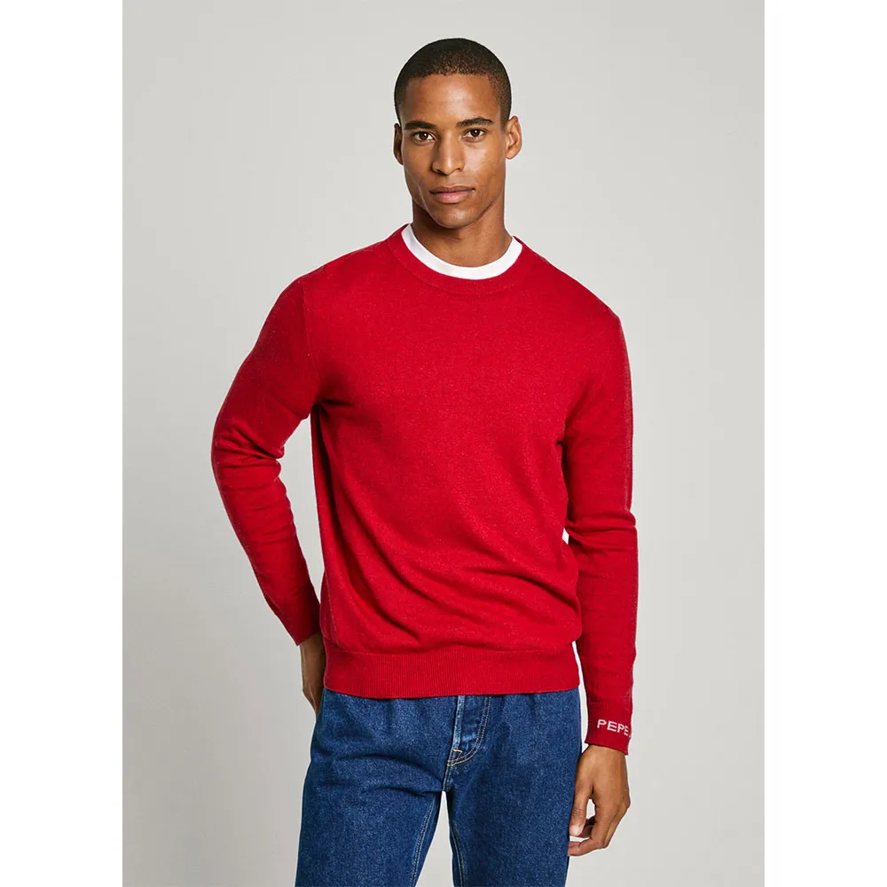 Свитер Pepe Jeans New Andre, красный 
Свитер Pepe Jeans New Andre, красный