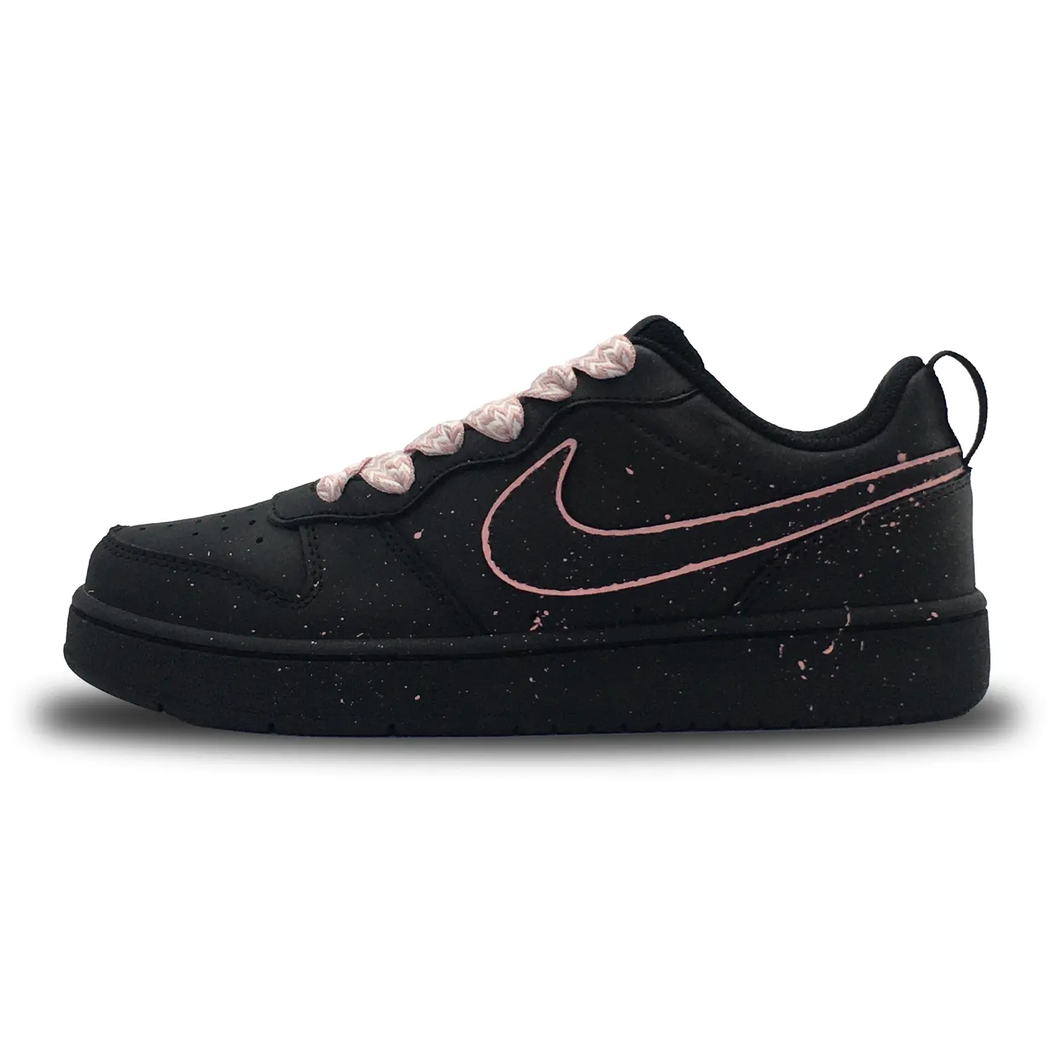 Nike Court Borough Peach Pink нескользящие устойчивые к истиранию низкие кроссовки для скейтбординга Black детские
Nike Court Borough Peach Pink нескользящие устойчивые к истиранию низкие кроссовки для скейтбординга Black детские