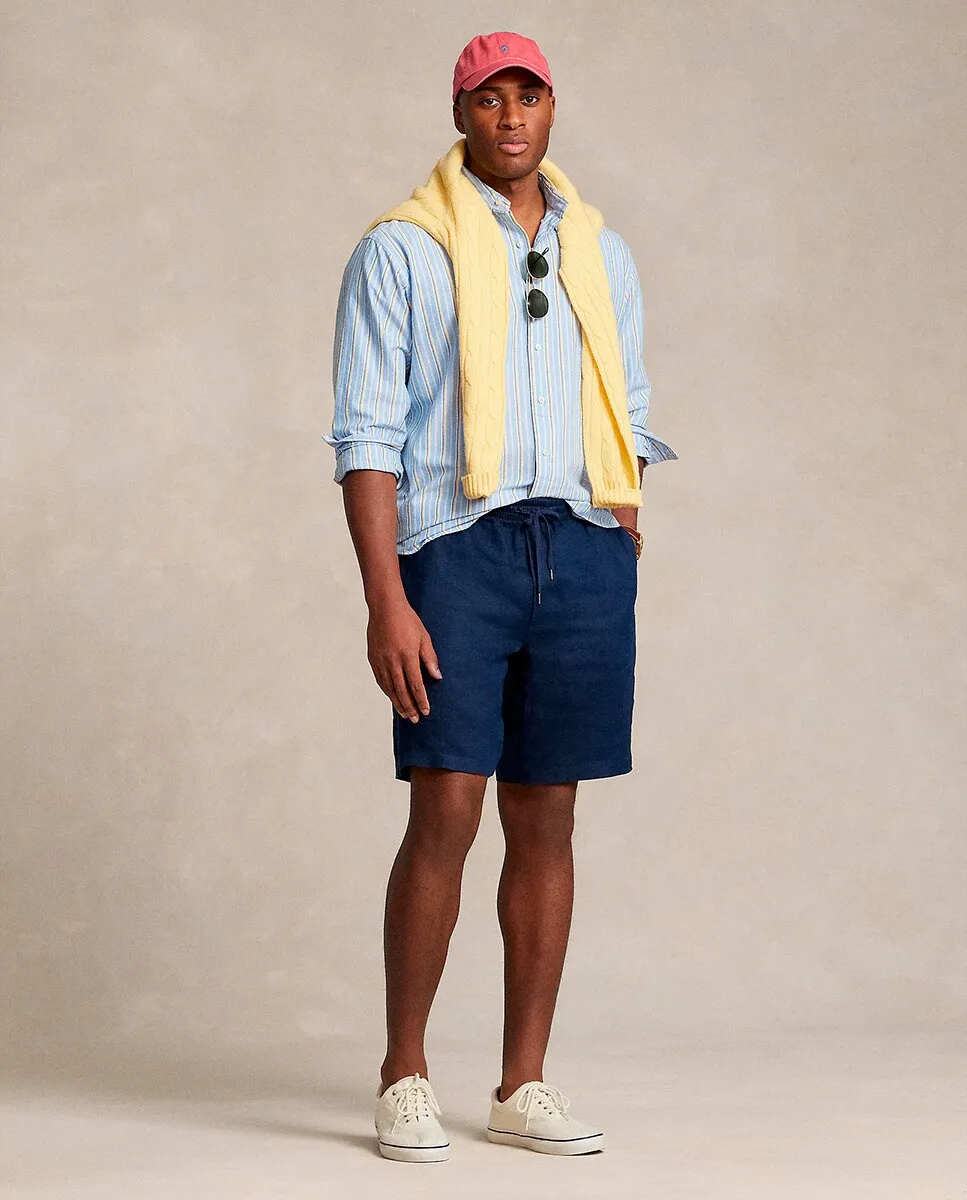 Мужские льняные шорты Classic подходят больших размеров Polo Ralph Lauren, темно-синий
Мужские льняные шорты Classic подходят больших размеров Polo Ralph Lauren, темно-синий