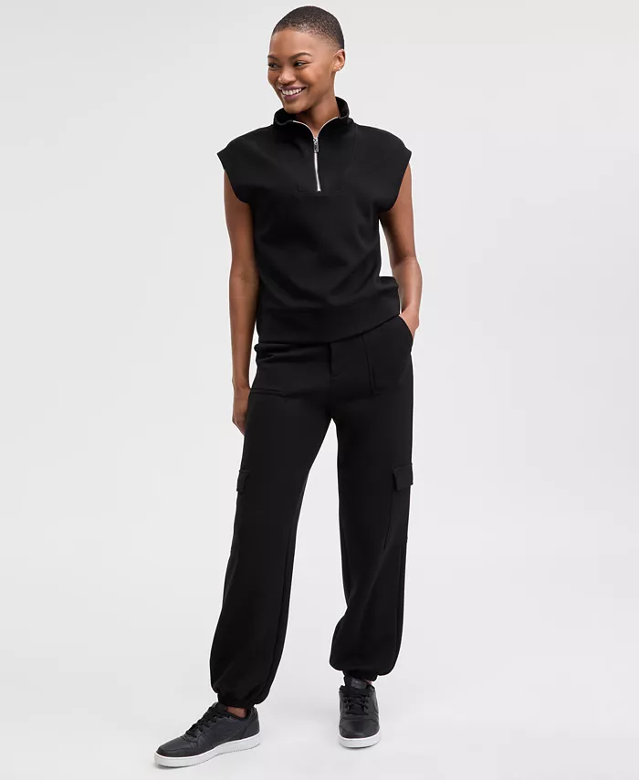 Женский стеганый жилет с воротником и молнией на четверть And Now This, черный
Женский стеганый жилет с воротником и молнией на четверть And Now This, черный