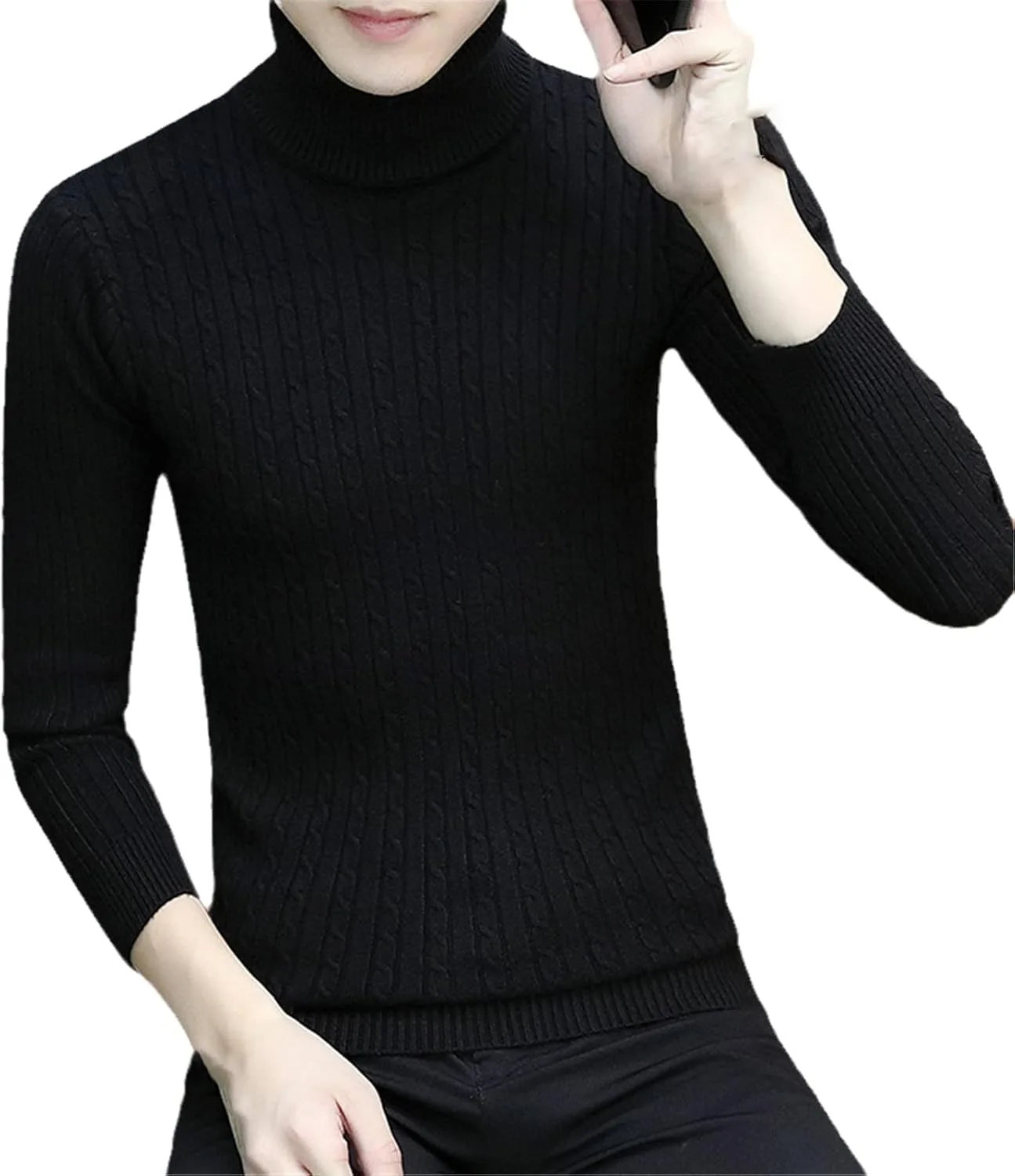 Hourvnei осенний теплый водолазка свитер мужской длинный рукав шерсть вязаный пуловер slim fit джемпер двойной воротник
Hourvnei осенний теплый водолазка свитер мужской длинный рукав шерсть вязаный пуловер slim fit джемпер двойной воротник