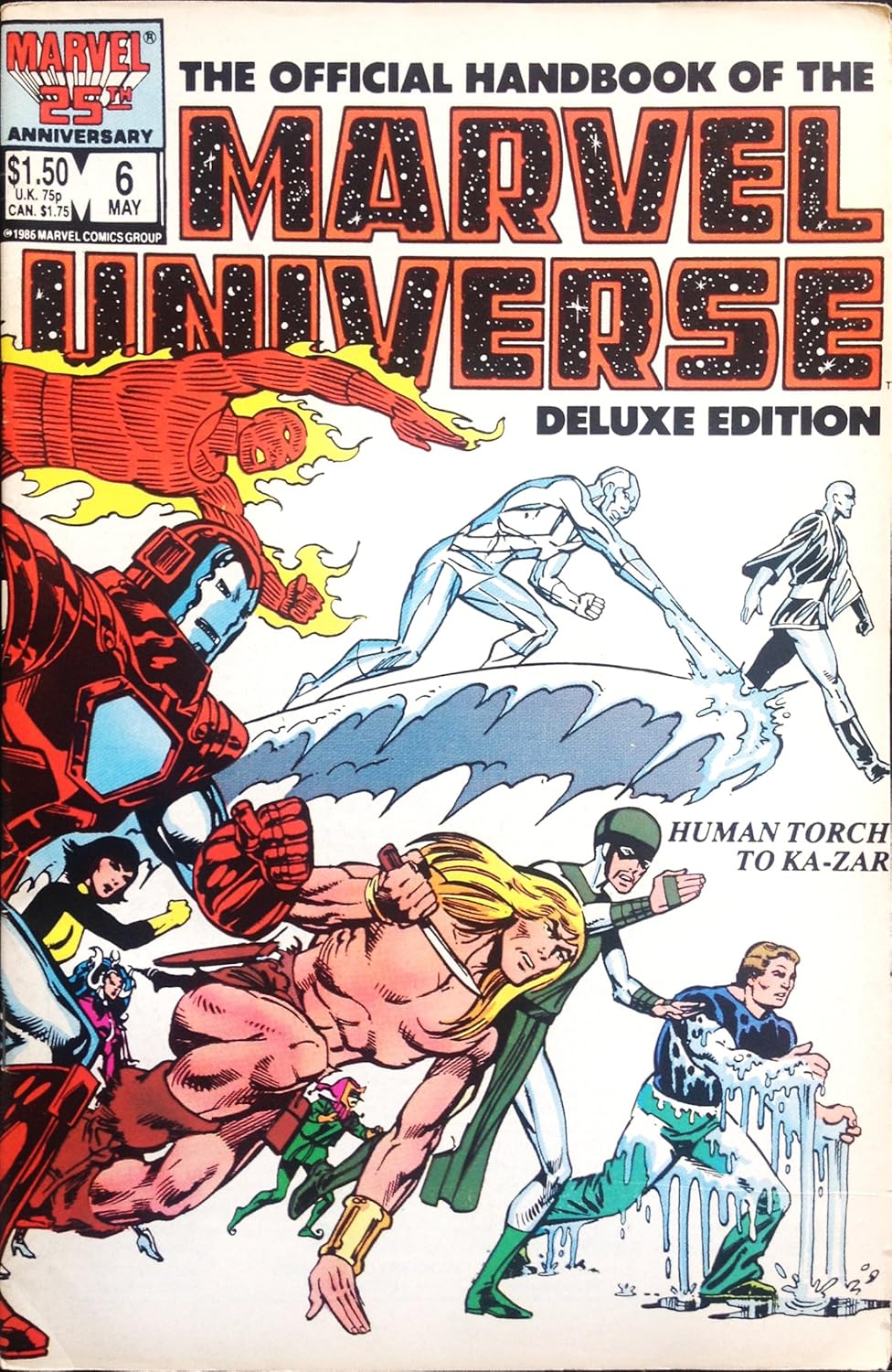 The Official Handbook Of The Marvel Universe, Deluxe Edition: Vol. 2 No. 6, May 1985 * Human Torch To Ka - Zar (Marvel Comics)
The Official Handbook Of The Marvel Universe, Deluxe Edition: Vol. 2 No. 6, May 1985 * Human Torch To Ka - Zar (Marvel Comics)