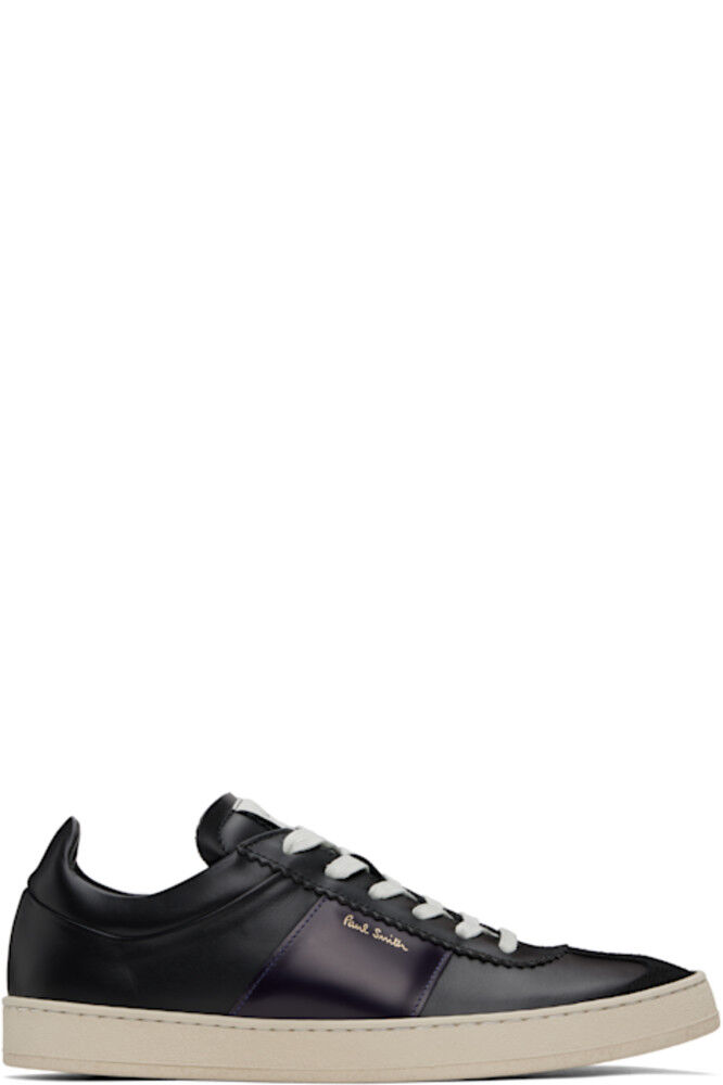 Кроссовки Foley из черной и фиолетовой кожи Paul Smith
Кроссовки Foley из черной и фиолетовой кожи Paul Smith