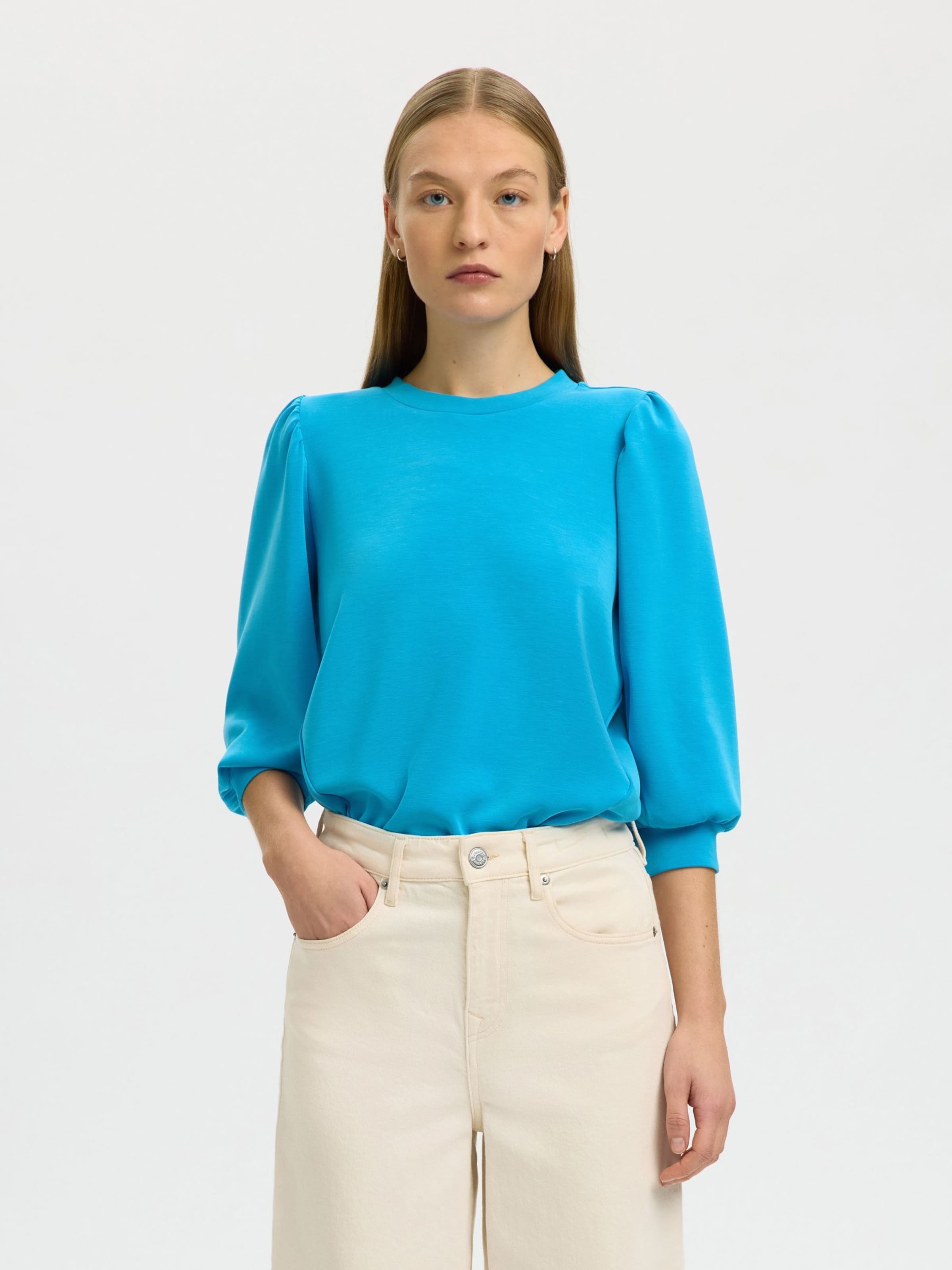 SELECTED Свитшот 'SLFTenny' в цвете Azure
SELECTED Свитшот 'SLFTenny' в цвете Azure