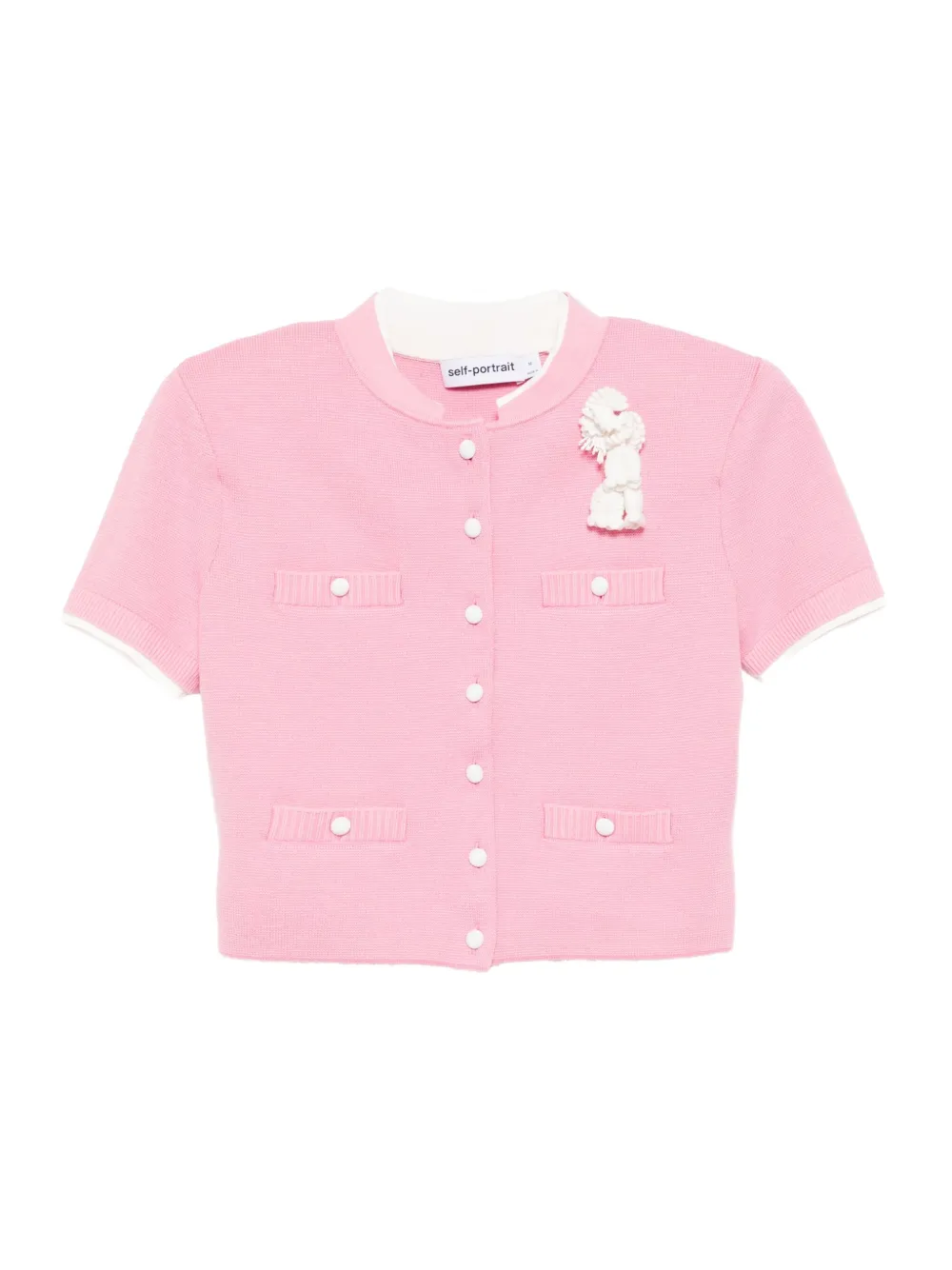Блузка с цветочной вышивкой Self-Portrait, розовый
Блузка с цветочной вышивкой Self-Portrait, розовый
