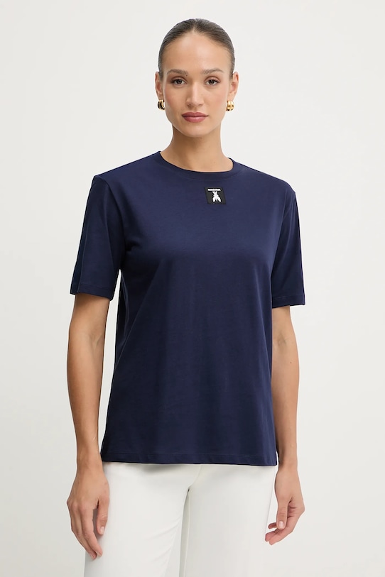 Хлопковая футболка Patrizia Pepe, темно-синий
Хлопковая футболка Patrizia Pepe, темно-синий
