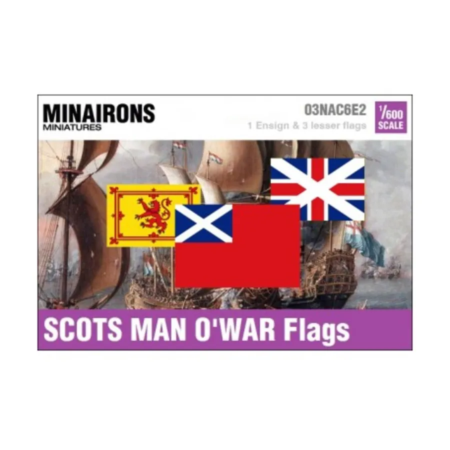 Флаги шотландских военных кораблей XVII века, Naval Flags (1:600)
Флаги шотландских военных кораблей XVII века, Naval Flags (1:600)