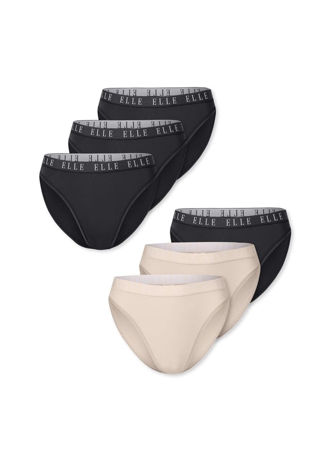 Трусы с высоким вырезом - логотип Elle, цвет classic mix
Трусы с высоким вырезом - логотип Elle, цвет classic mix