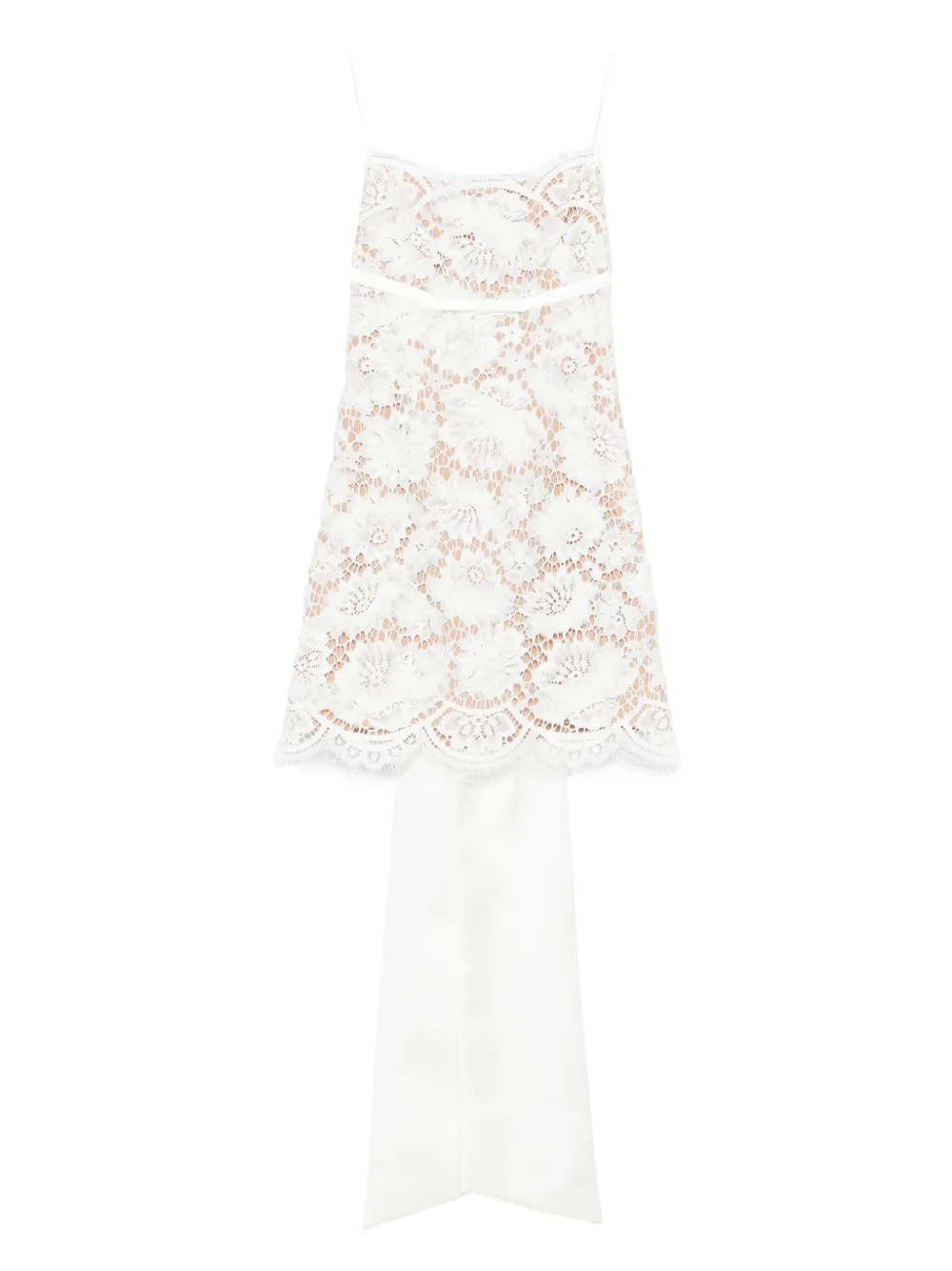 Кружевное платье с фестончатым подолом Self-Portrait, белый
Кружевное платье с фестончатым подолом Self-Portrait, белый