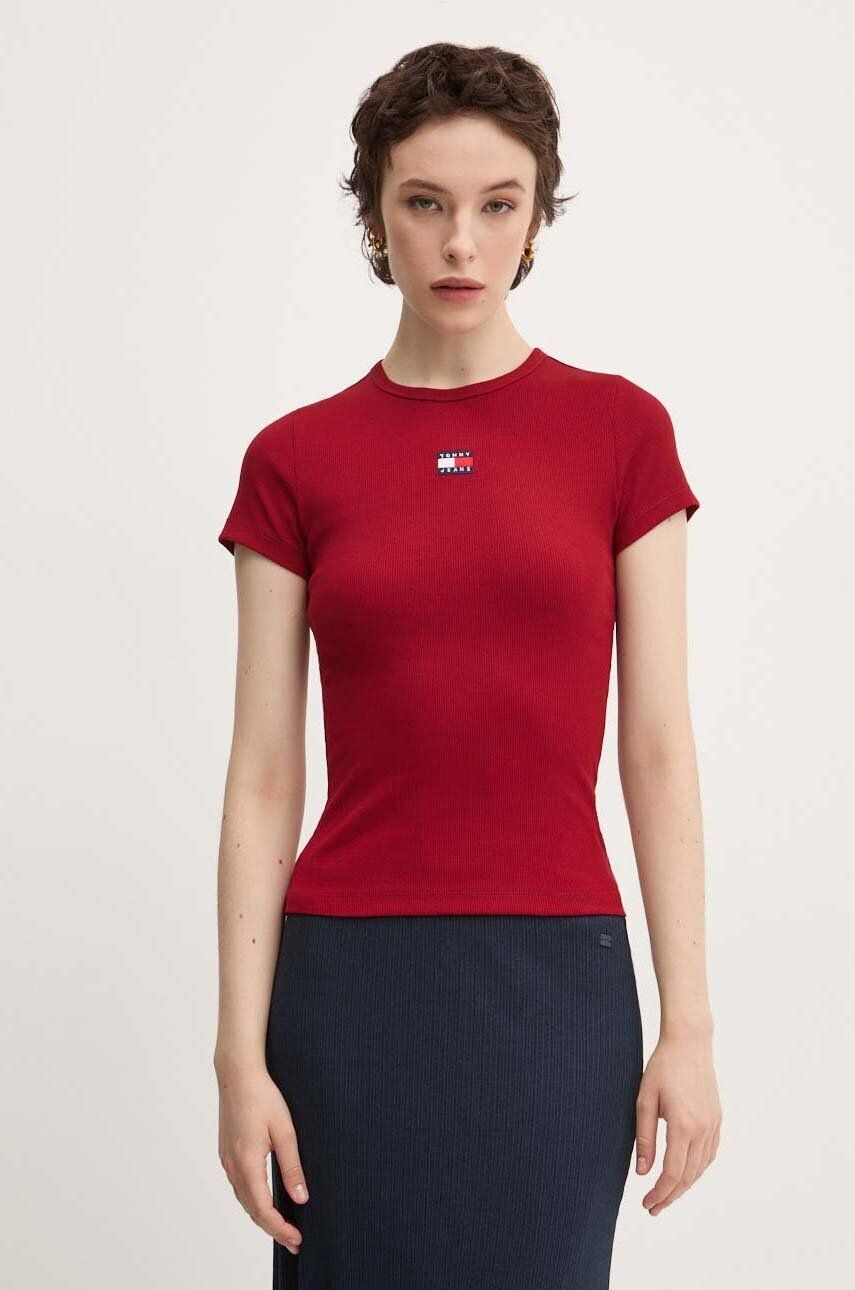 Футболка Томми Джинс Tommy Jeans, гранатовый
Футболка Томми Джинс Tommy Jeans, гранатовый