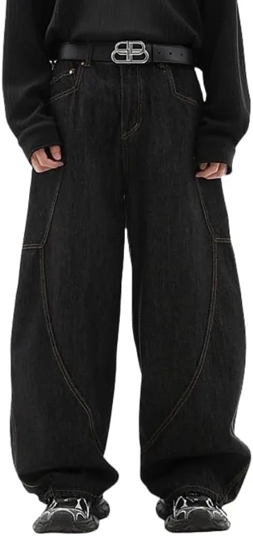 Джинсы baggy для мужчин и женщин, широкие, в стиле скейтер Yulugeman
Джинсы baggy для мужчин и женщин, широкие, в стиле скейтер Yulugeman