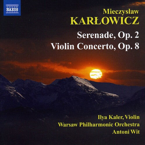 CD диск Karlowicz / Kaler / Wpo / Wit: Serenade for String Orch / Violin Conto in a Major
CD диск Karlowicz / Kaler / Wpo / Wit: Serenade for String Orch / Violin Conto in a Major