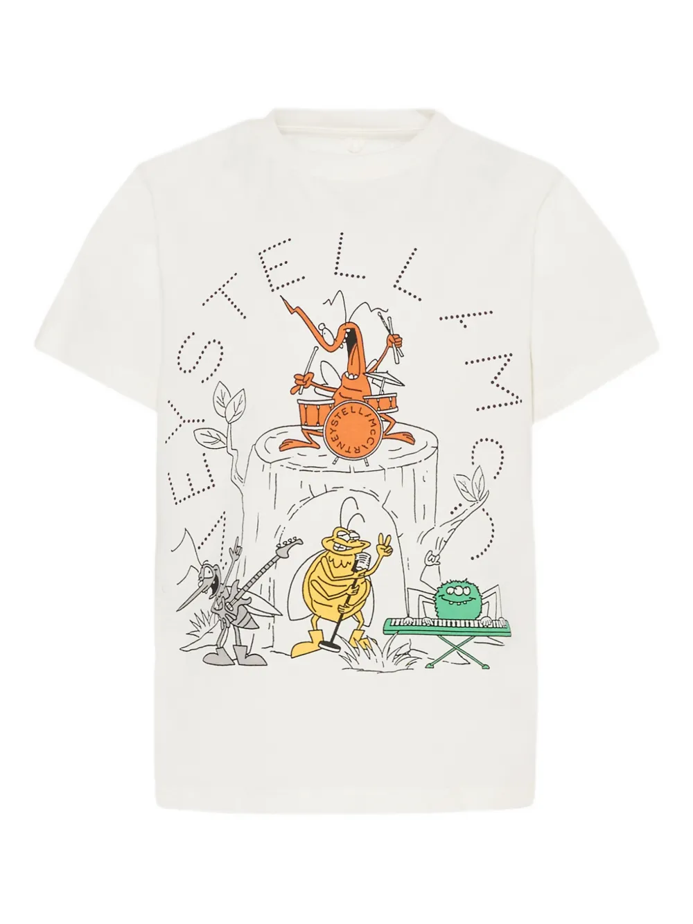 Футболка с коротким рукавом и принтом Stella Mccartney Kids, бежевый
Футболка с коротким рукавом и принтом Stella Mccartney Kids, бежевый