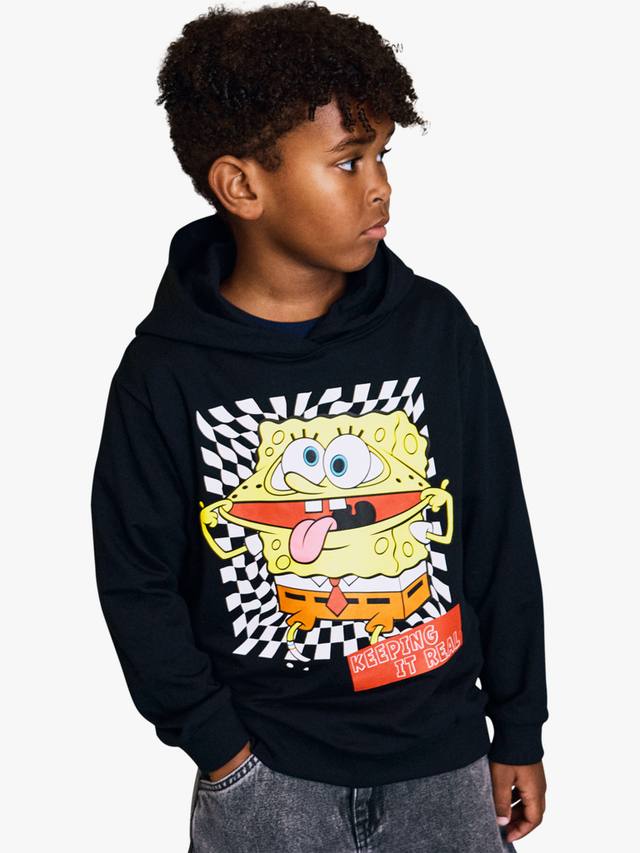 Детский хлопковый худи SpongeBob SquarePants NAME IT, Blackshirt
Детский хлопковый худи SpongeBob SquarePants NAME IT, Blackshirt