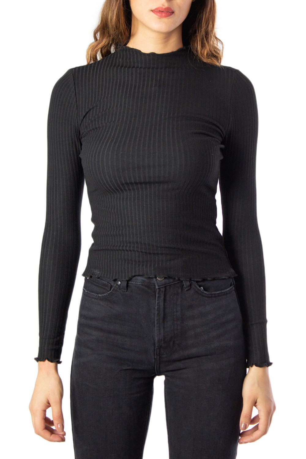 Водолазка ONLY в рубчик, черный
Водолазка ONLY в рубчик, черный