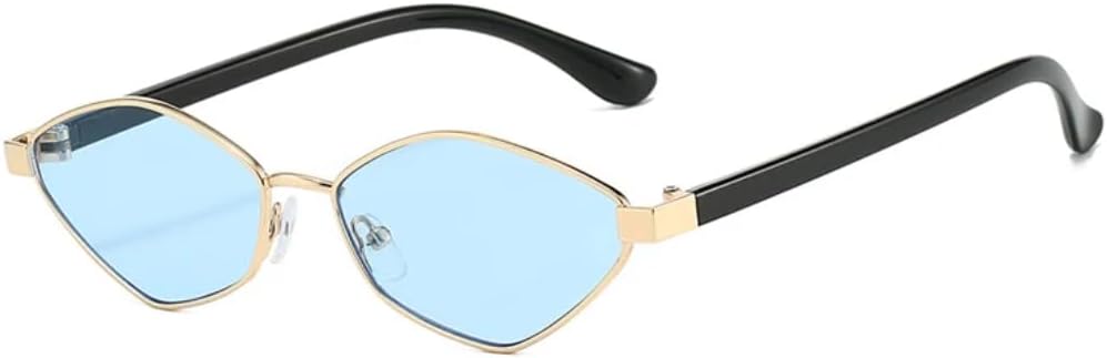 Модные солнцезащитные очки «кошачий глаз» неправильной формы, ретро-стиль, прозрачные линзы цвета океана, защита от УФ-излучения UV400, трендовые мужские очки маленького размера UATXTAU, Golden Blue
Модные солнцезащитные очки «кошачий глаз» неправильной формы, ретро-стиль, прозрачные линзы цвета океана, защита от УФ-излучения UV400, трендовые мужские очки маленького размера UATXTAU, Golden Blue