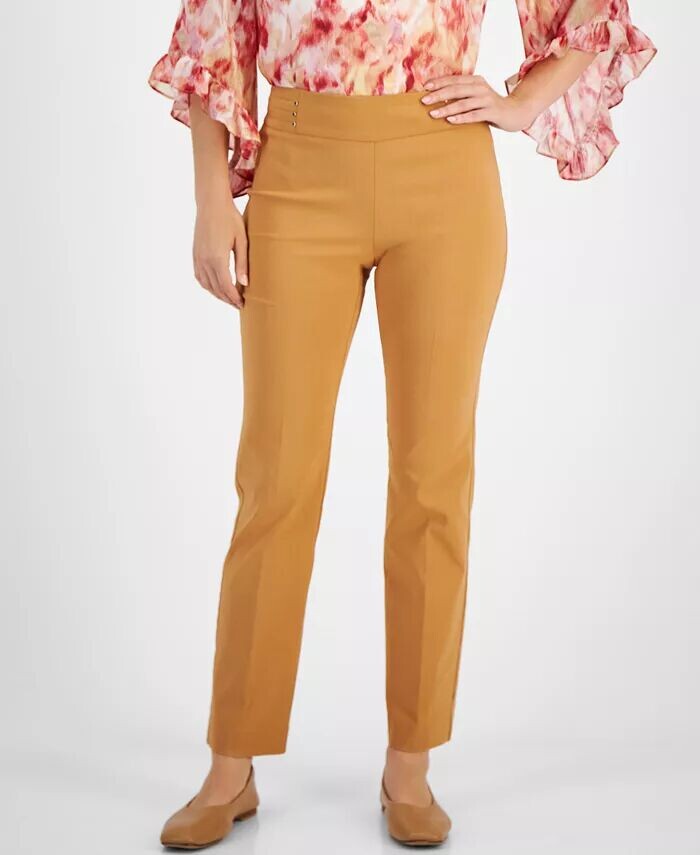 Женские брюки с заклепками, стандартной и короткой длины JM Collection, коричневый
Женские брюки с заклепками, стандартной и короткой длины JM Collection, коричневый