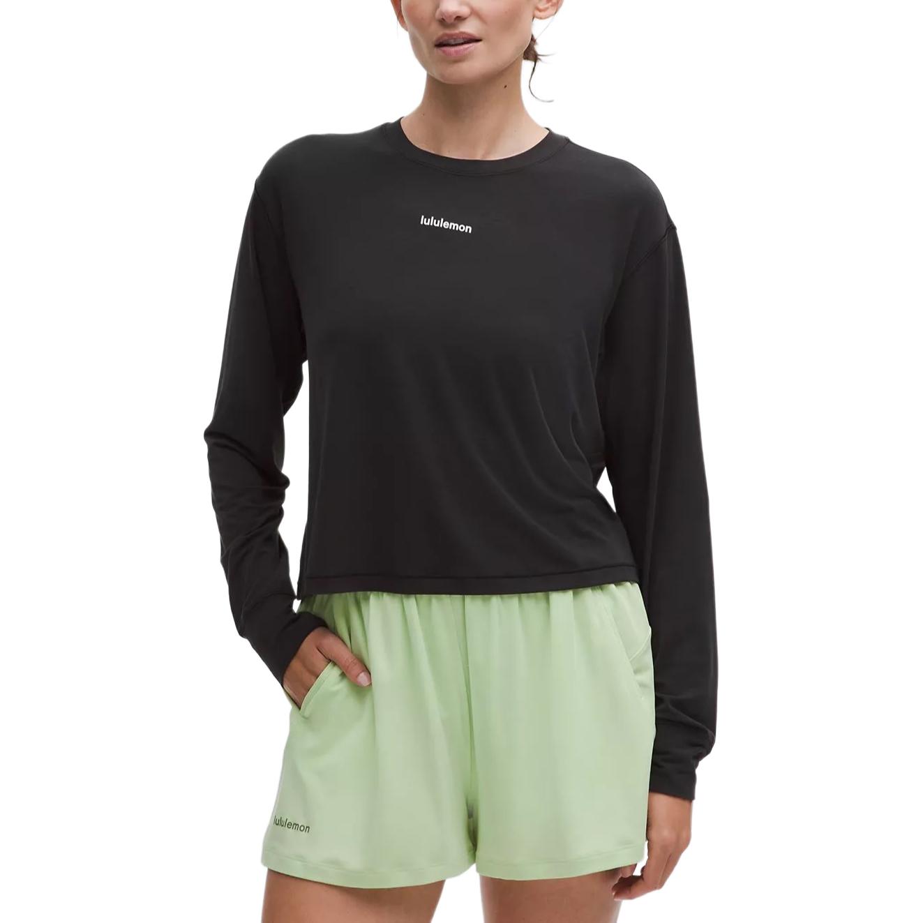 Женские футболки с круглым вырезом, средней толщины Lululemon, черный/blk
Женские футболки с круглым вырезом, средней толщины Lululemon, черный/blk