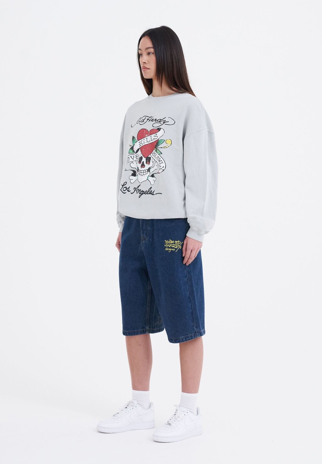 Джинсовые шорты BORN WILD Ed Hardy, синий деним
Джинсовые шорты BORN WILD Ed Hardy, синий деним