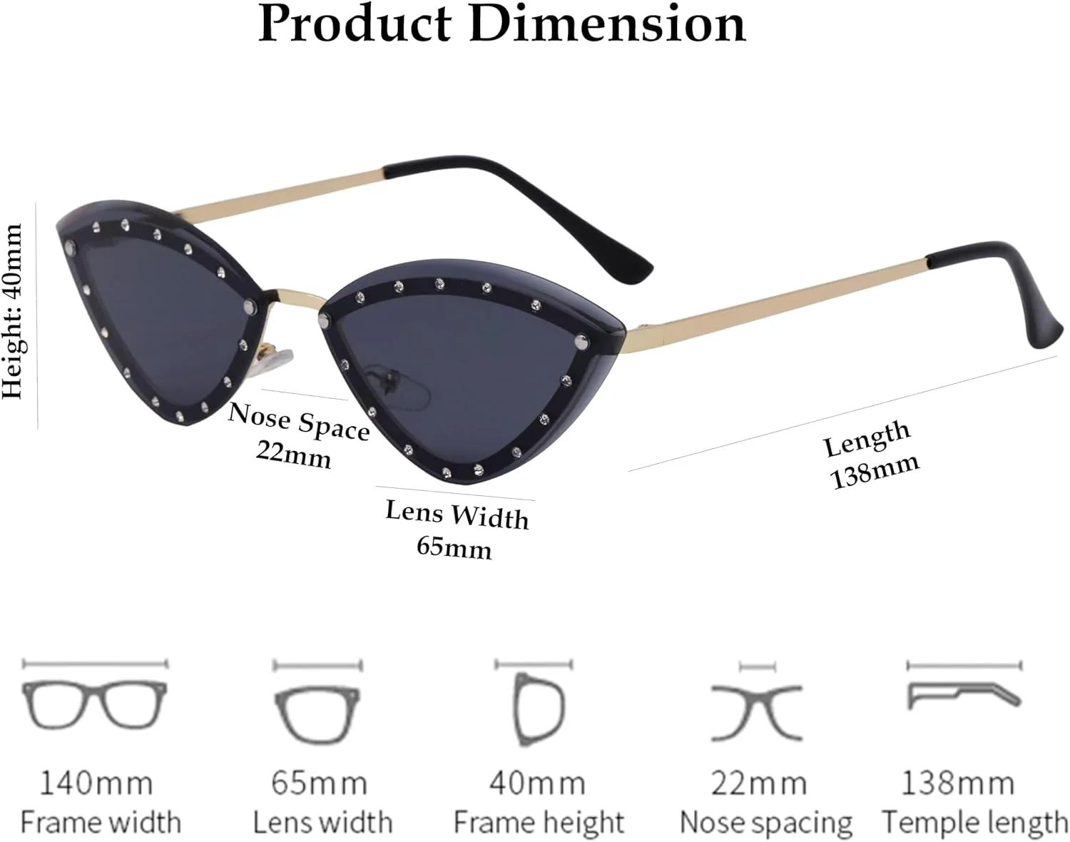 Женские солнцезащитные очки-«кошачий глаз» треугольной формы, без оправы, с кристаллами, уникальные элегантные очки с украшениями из страз RAVI EYEWEAR, Pink
Женские солнцезащитные очки-«кошачий глаз» треугольной формы, без оправы, с кристаллами, уникальные элегантные очки с украшениями из страз RAVI EYEWEAR, Pink