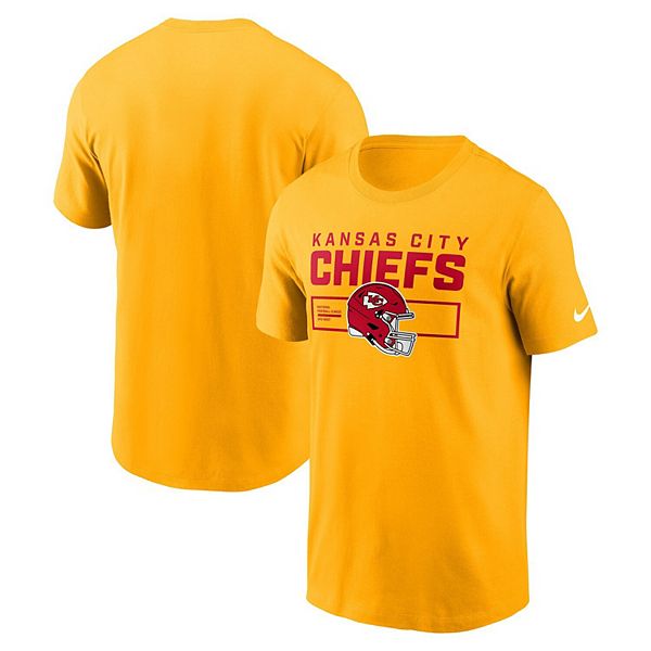 Мужская футболка Kansas City Chiefs Primetime Helmet золотистая Nike
Мужская футболка Kansas City Chiefs Primetime Helmet золотистая Nike