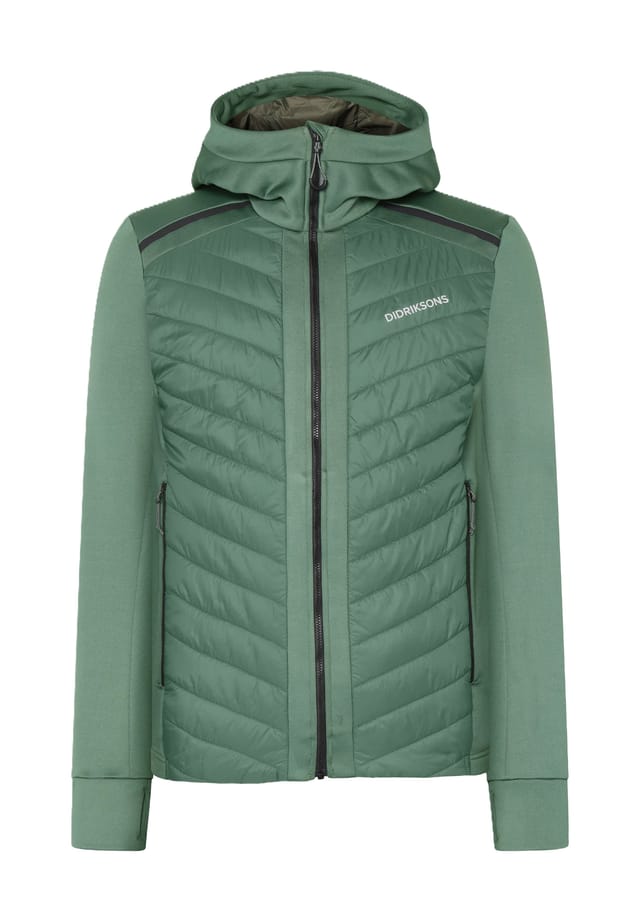 Стеганая куртка с воротником-стойкой и капюшоном Didriksons, зеленый
Стеганая куртка с воротником-стойкой и капюшоном Didriksons, зеленый