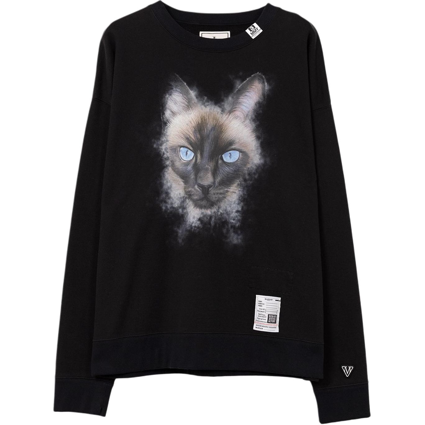 Cat print Cotton Sweatshirt Maison Mihara Yasuhiro, черный
Cat print Cotton Sweatshirt Maison Mihara Yasuhiro, черный