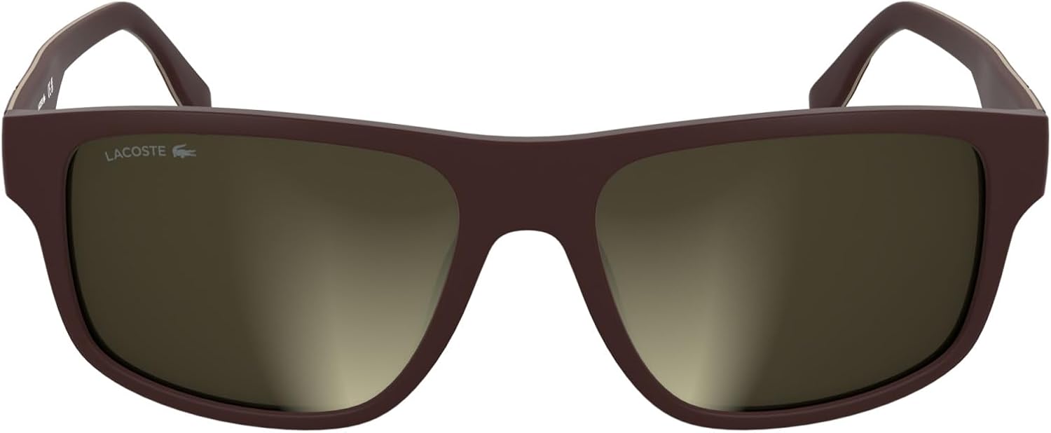 Lacoste мужские L6057s прямоугольные солнцезащитные очки, Matte Burgundy
Lacoste мужские L6057s прямоугольные солнцезащитные очки, Matte Burgundy