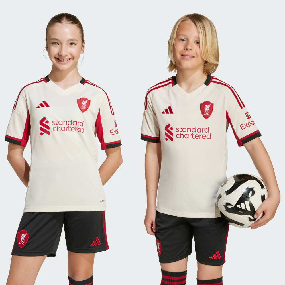 Джерси Adidas Liverpool FC 25/26 Away Jersey Kids, цвет Wonder White
Джерси Adidas Liverpool FC 25/26 Away Jersey Kids, цвет Wonder White