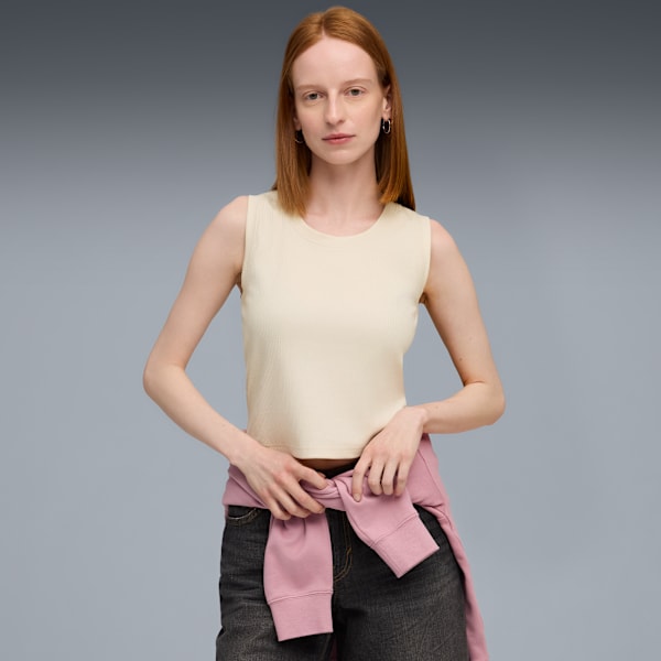 Женская ребристая майка Puma Elevated Essentials, белый
Женская ребристая майка Puma Elevated Essentials, белый